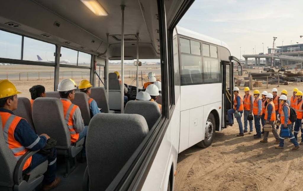Transporte de personal para minería y obras: claves para una operación eficiente